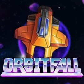 Orbitfall logo by ELK Studios at Happyjokers CasinoOrbitfall